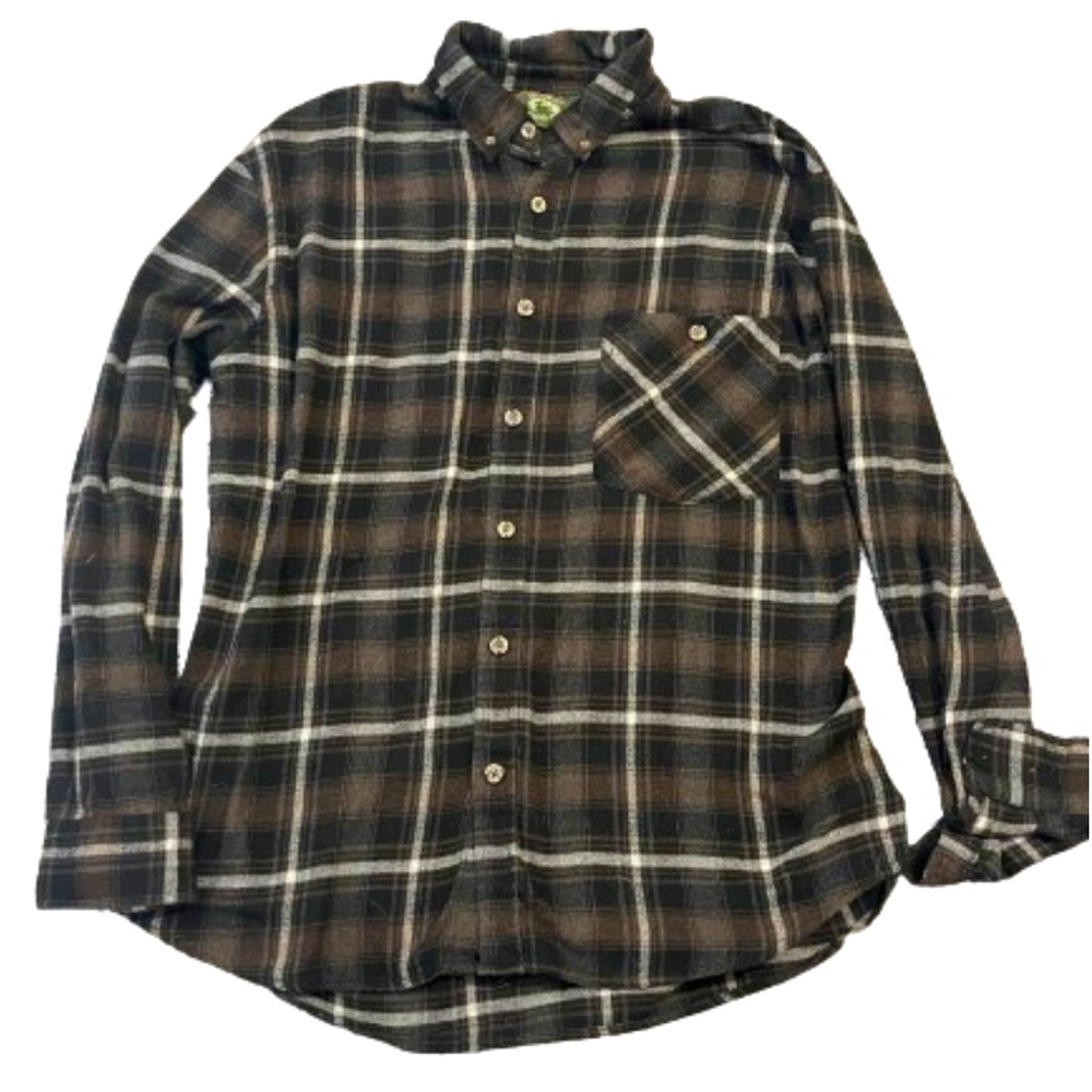 Stillwater Supply Company Flannel plaid long sleeve button down shirt